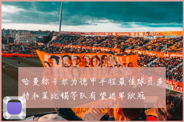 哈曼称卡尔为德甲半程最佳球员多特和莱比锡等队有望进军欧冠